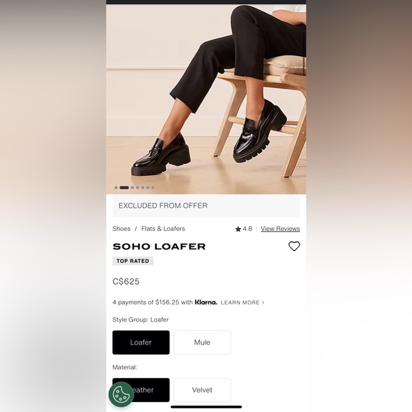 Stuart Weitzman SoHo Loafer (NEW in box) - Picture 3 of 9